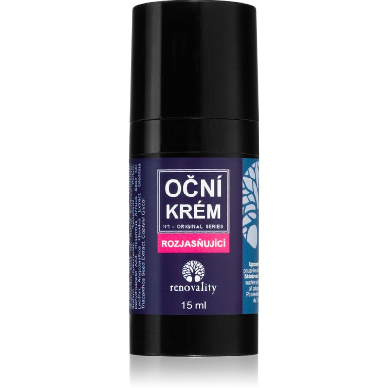 RENOVALITY Rozjasňující oční krém, 15ml