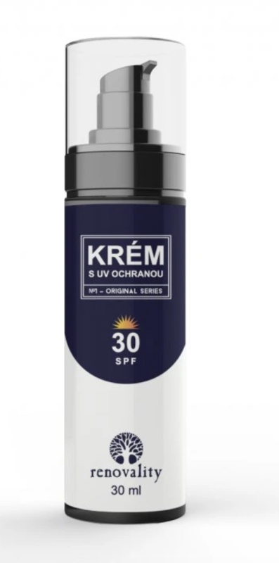 Renovality Minerální krém s UV ochranou 30, 30 ml