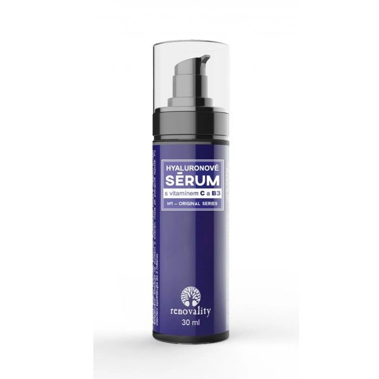 RENOVALITY Hyaluronové sérum s vitamínem C a B3 30 ml