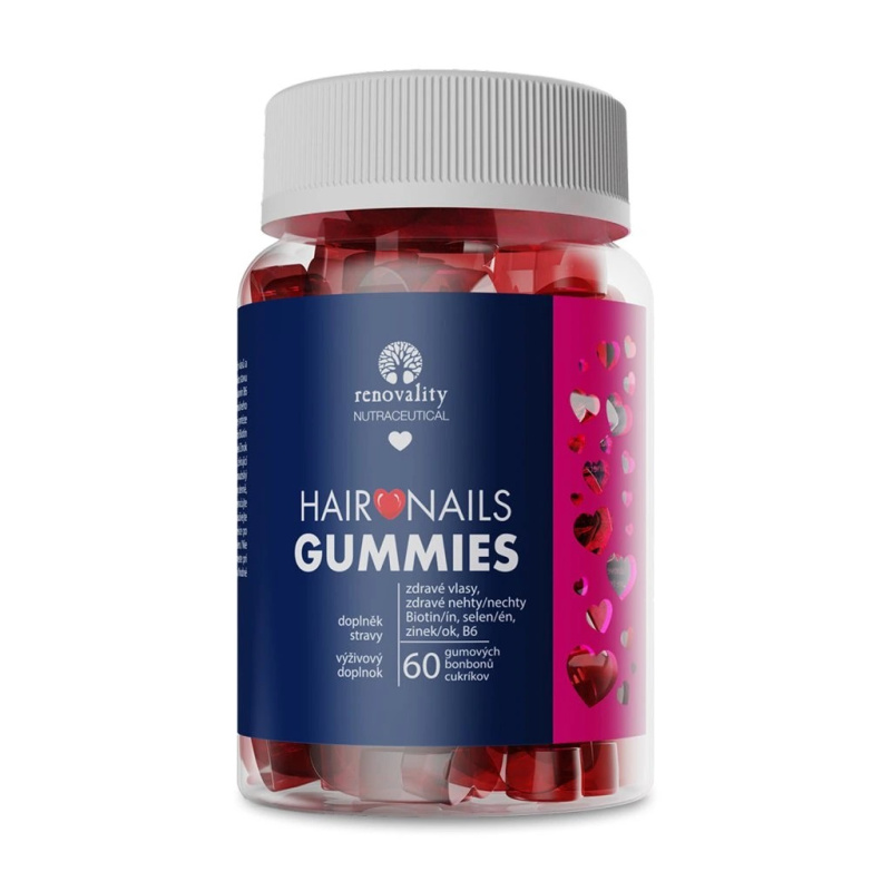 Renovality HAIR & NAILS 60 Gummies