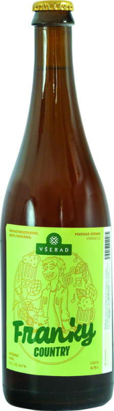 Pivovar Všerad Pivo Pivovar Všerad Franky 10% výčepní pivo 0,75 Sklo