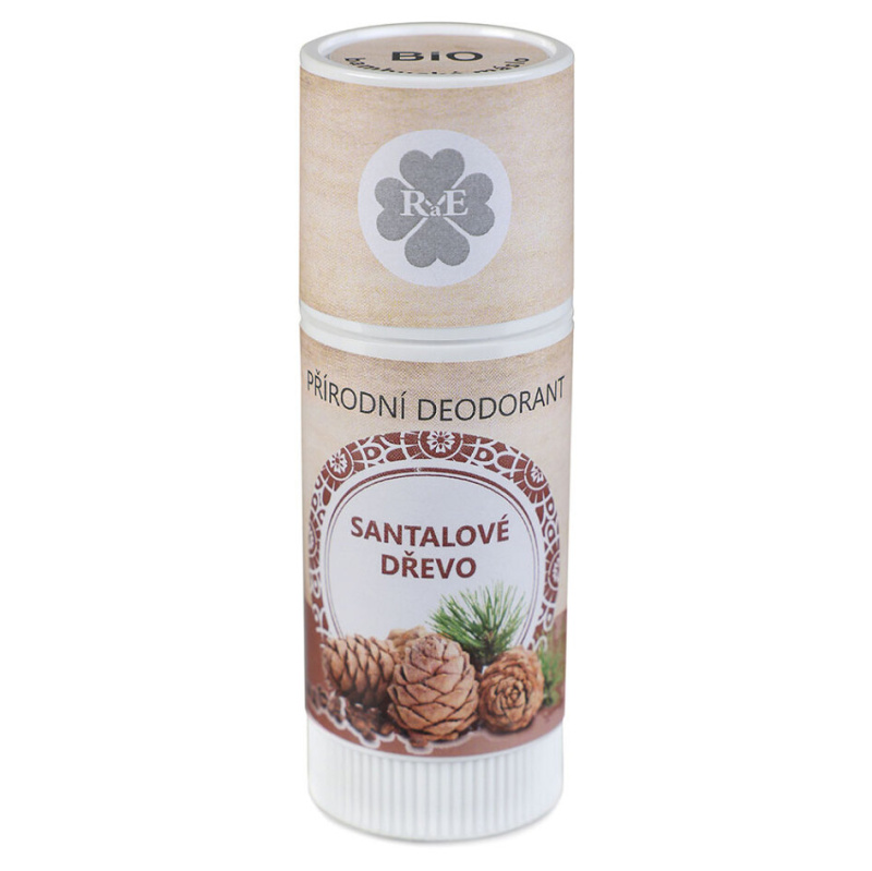 RaE Přírodní deodorant BIO bambucké máslo s vůní santalového dřeva, 25ml