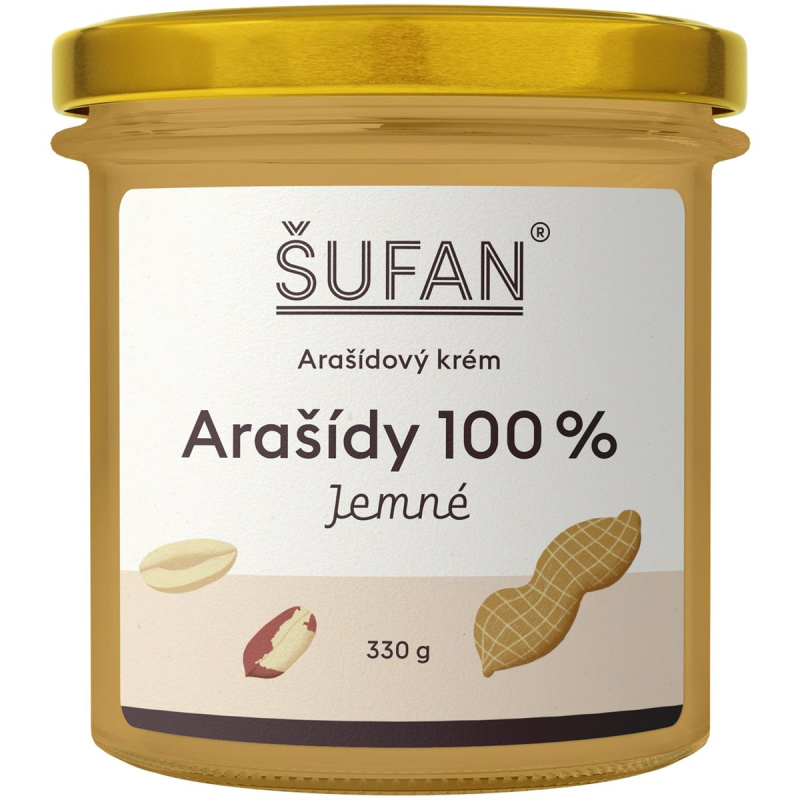 Šufan arašídové máslo 330 g - jemné