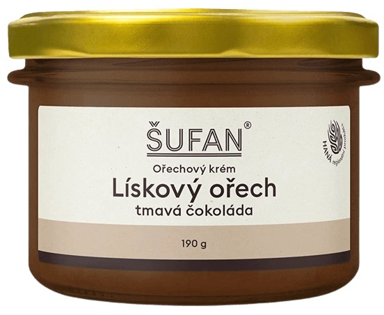 Šufan Lískový ořech s tmavou čokoládou 190 g