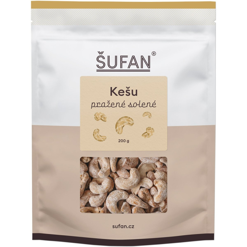 Šufan Ořechy 200 g - kešu pražené solené