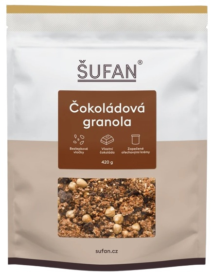 Šufan Granola 420 g - čokoládová