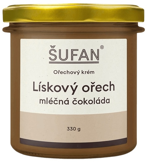 Šufan Lískový ořech s mléčnou čokoládou 330 g