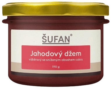 Šufan ovocný džem 190 g - jahoda