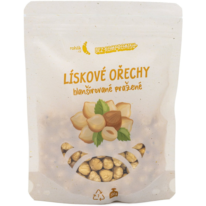 Rohlik.cz Lískové ořechy pražené blanšírované