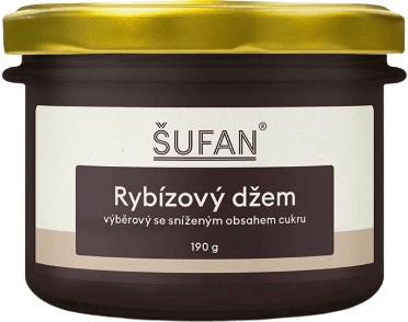 Šufan ovocný džem 190 g - rybíz