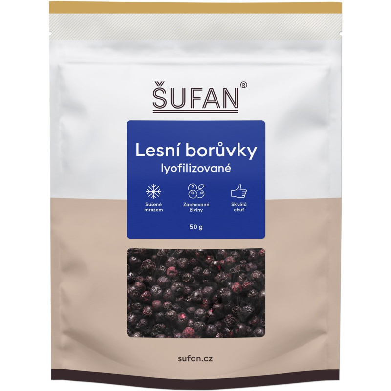 Šufan Borůvky lesní lyofilizované