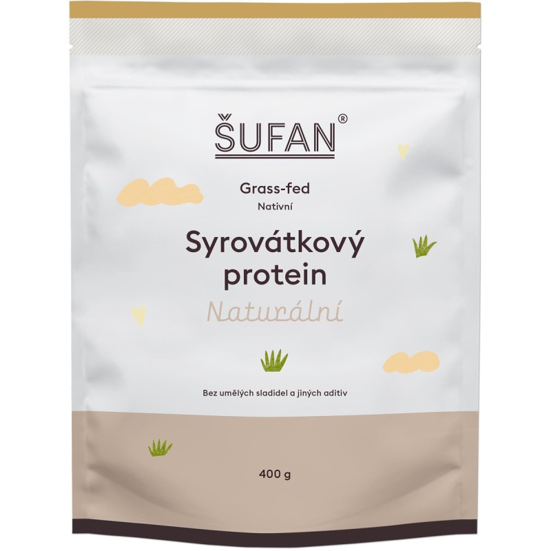 Šufan Syrovátkový protein 400 g - Natural