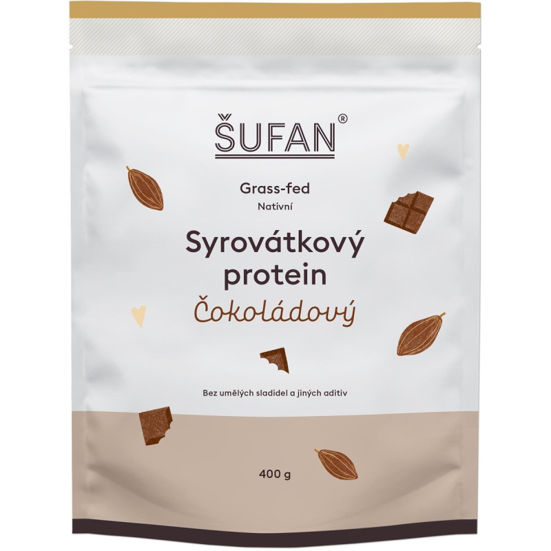 Šufan Syrovátkový protein 400 g - Čokoláda
