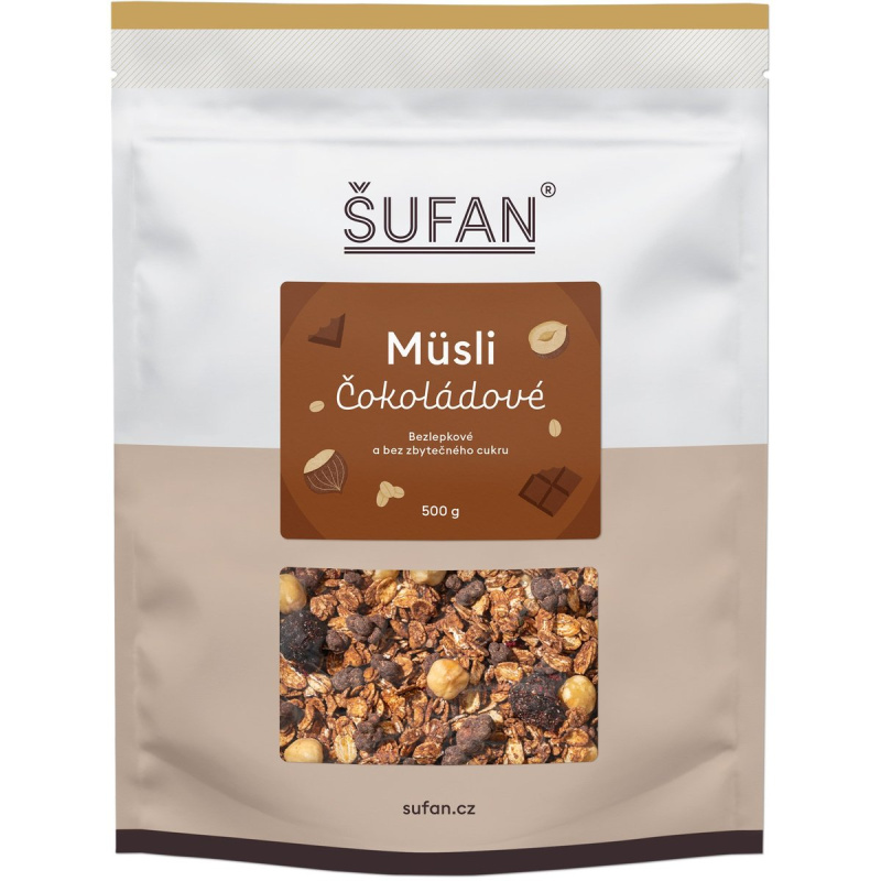 Šufan Müsli 500 g - čokoláda