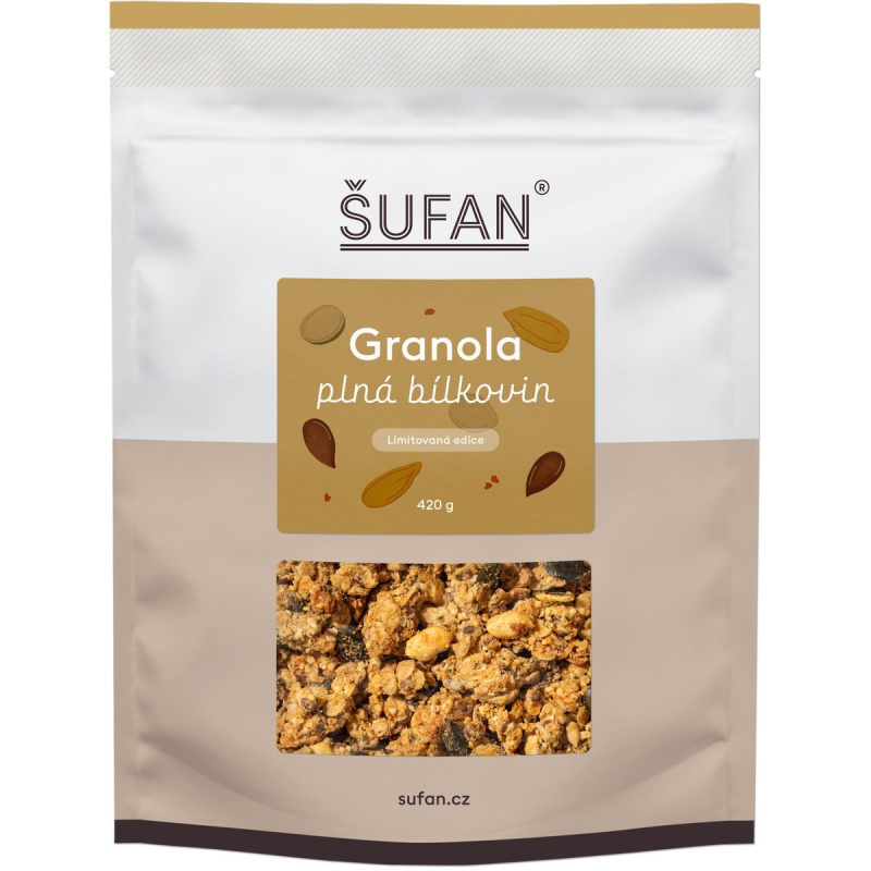 Šufan Granola 420 g - plná bílkovin (limitovaná edice)