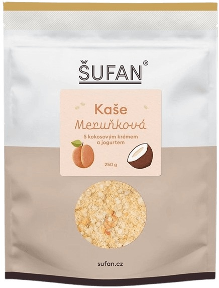 Šufan Kaše 250 g - meruňková s kokosem