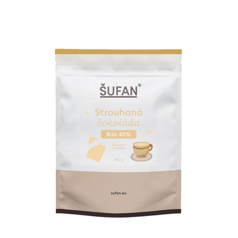 Šufan čokoláda 250 g - bílá čokoláda