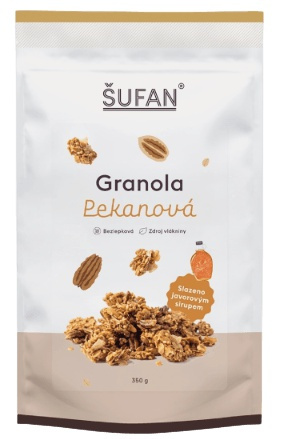 Šufan Granola 350 g - pekanová s javorovým sirupem