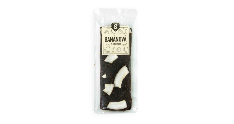 Banánová tyčinka s kokosem váha 50g