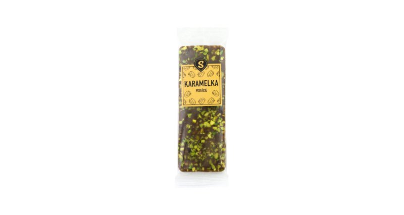 Karamelka pistácie váha 50g