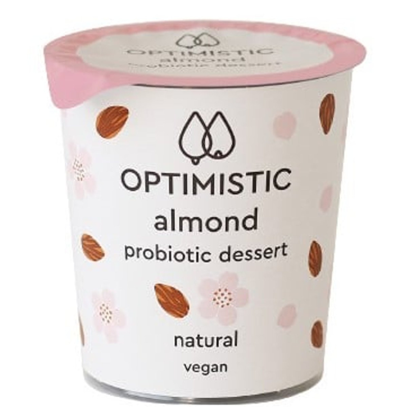 Optimistic Rostlinný dezert mandlový