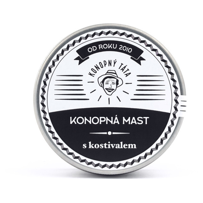 KONOPNÝ TÁTA KONOPNÁ MAST S KOSTIVALEM Objem: 80 ml