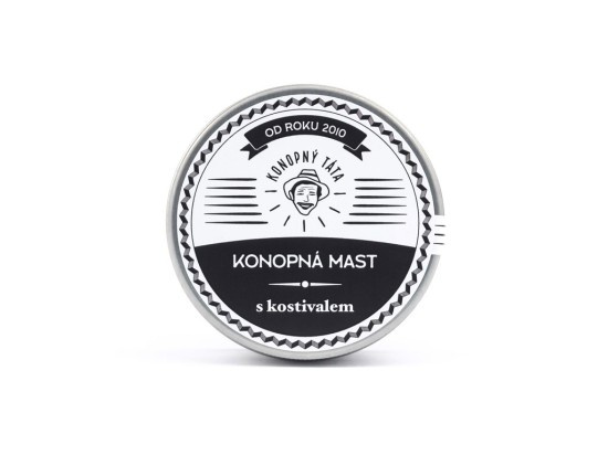 KONOPNÝ TÁTA KONOPNÁ MAST S KOSTIVALEM Objem: 80 ml