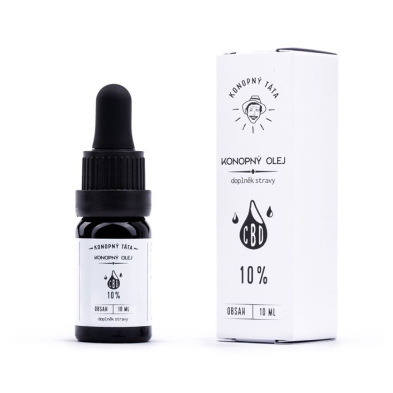 Konopný Táta CBD Konopný olej 10% 10 ml