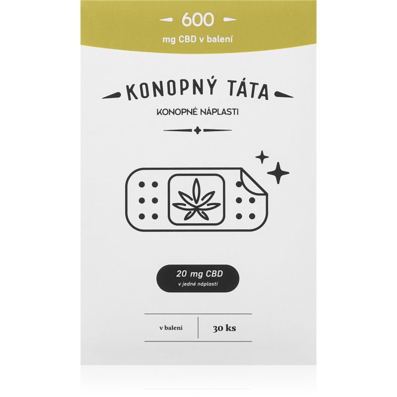 KONOPNÝ TÁTA CBD NÁPLASTI 600 mg