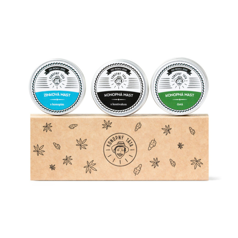 Konopný táta Triple Pack set