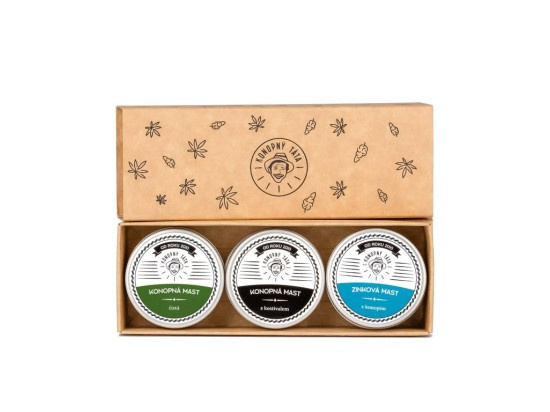 Konopný táta Triple Pack set