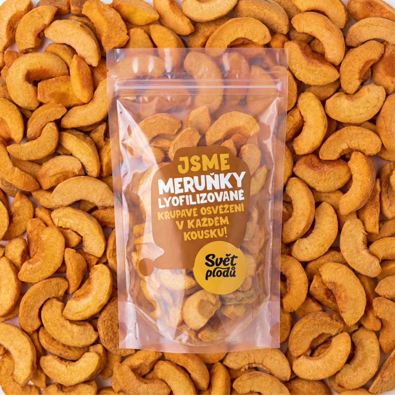 Meruňky lyofilizované váha 500g