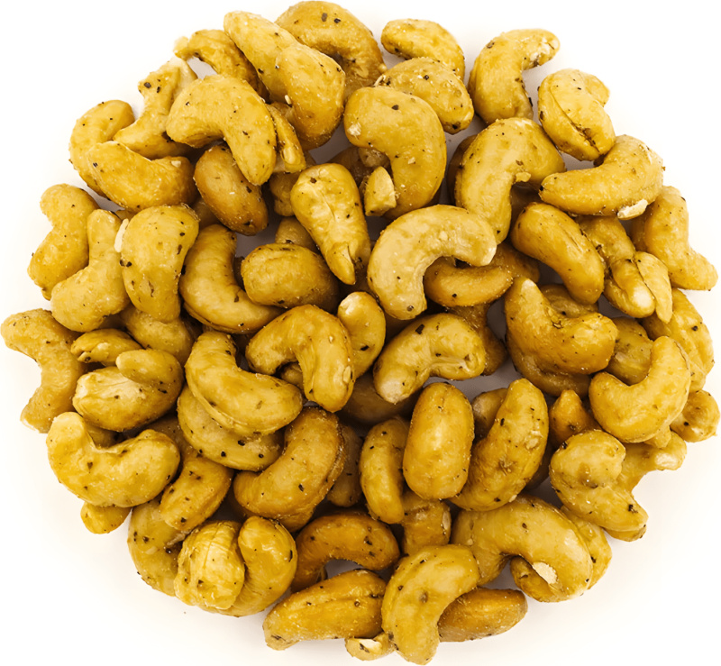 Kešu pražené v pepři váha 200g
