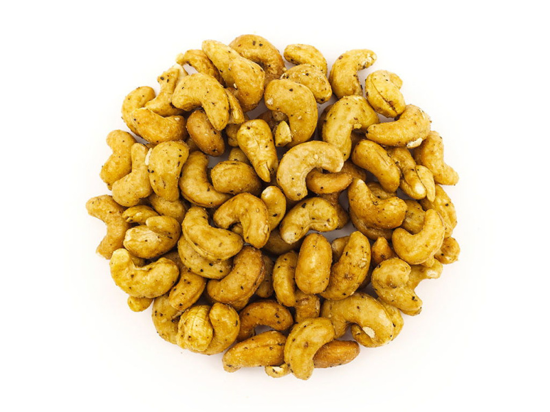 Kešu pražené v pepři váha 200g