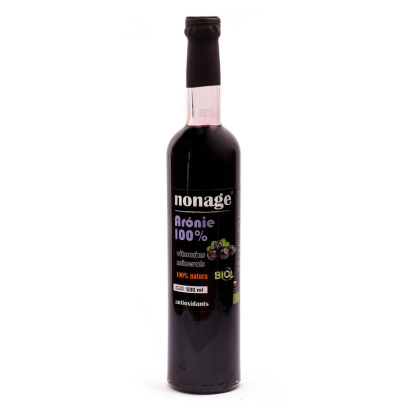 NONAGE Arónie 100% Juice BIO PREMIUM 500 ml