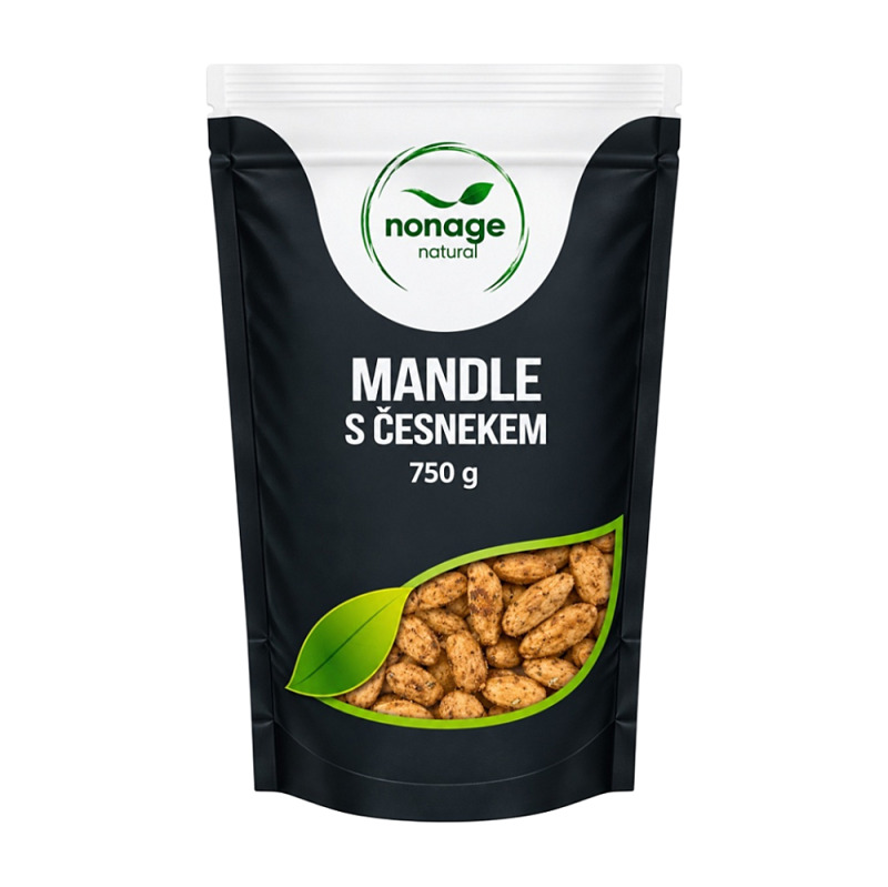 NONAGE Mandle s česnekem 750 g