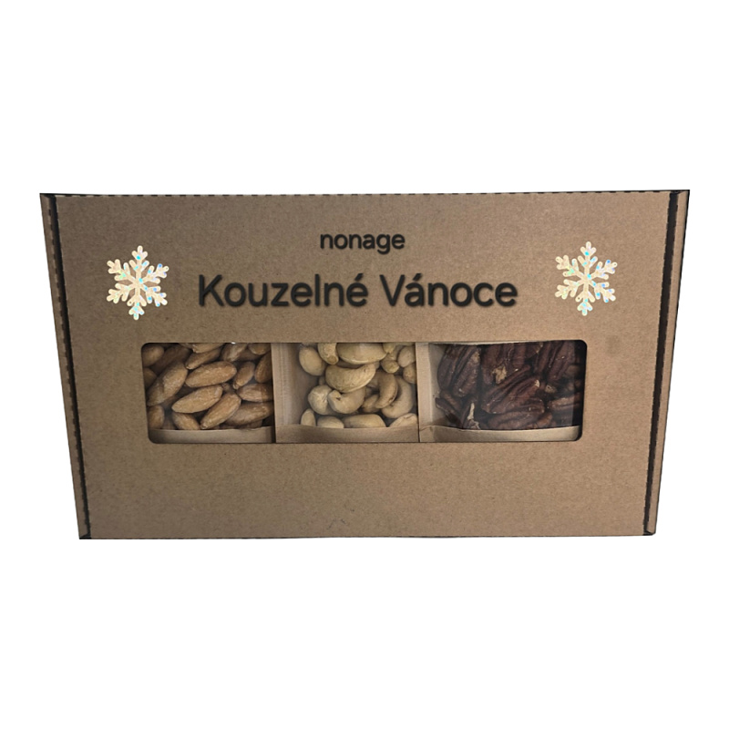 NONAGE Vánoční set ořechů natural 300 g