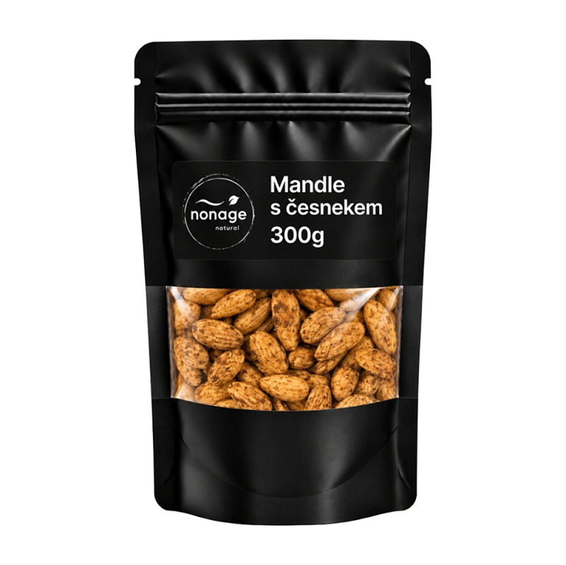 NONAGE Mandle s česnekem 300 g