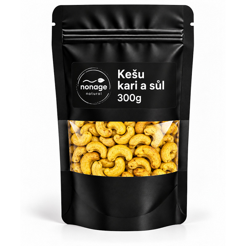 NONAGE Kešu kari a sůl 300 g