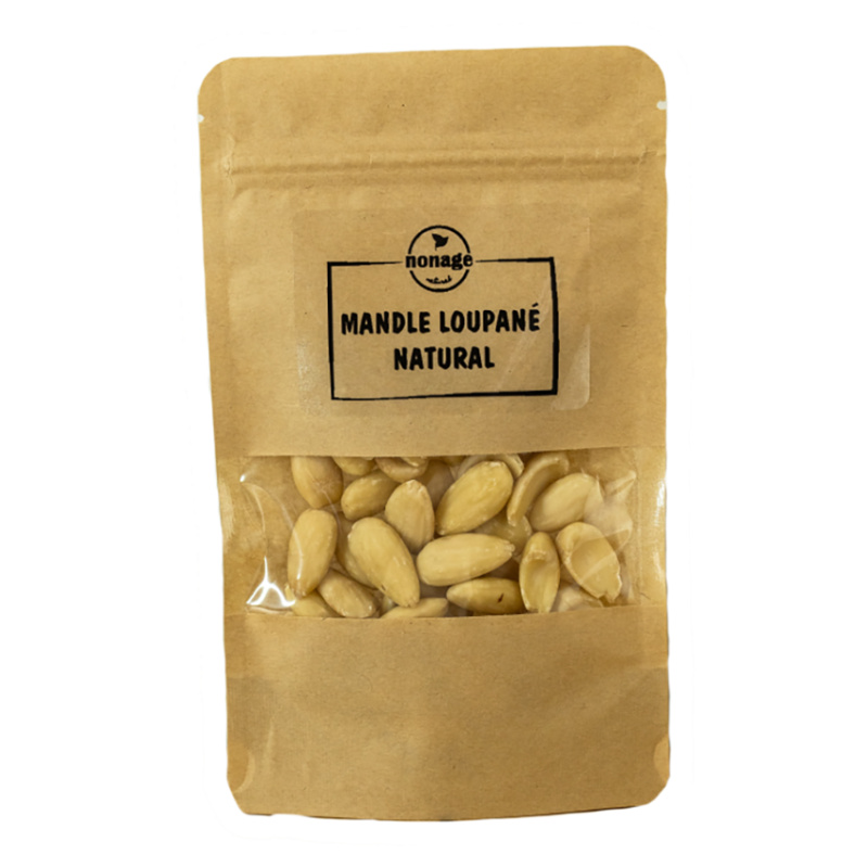 NONAGE Mandle loupané natural 750 g