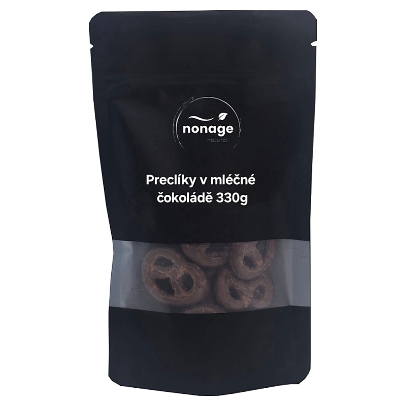 NONAGE Preclíky v mléčné čokoládě 330 g