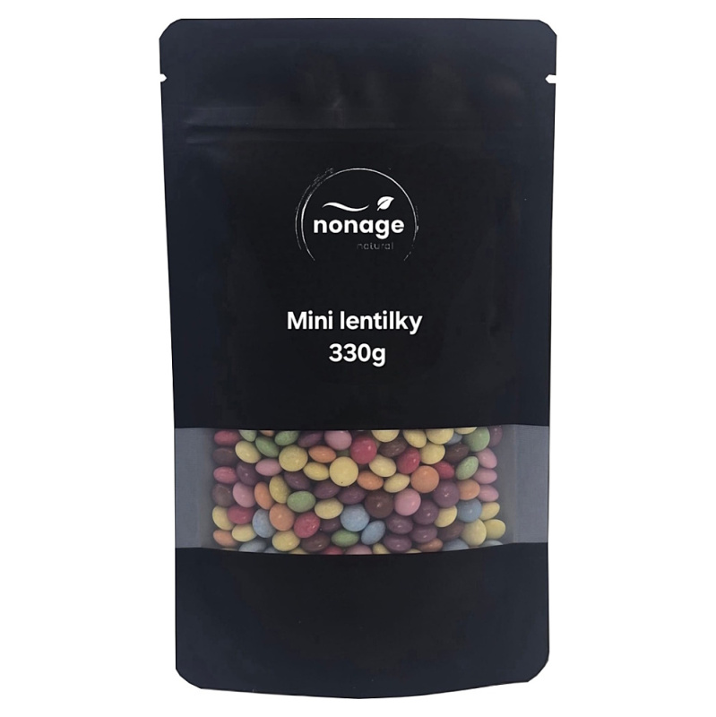 NONAGE Mini lentilky s přírodním barvivem 330 g