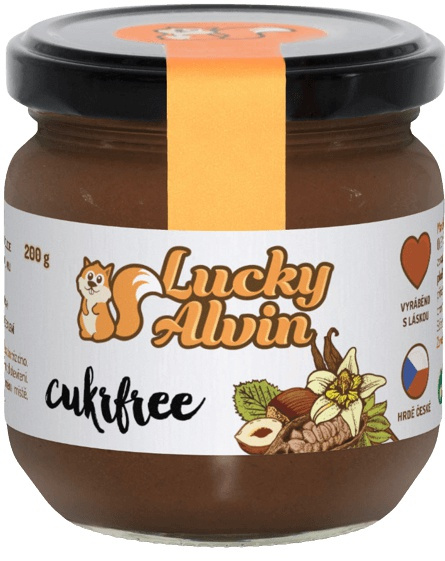 Lucky Alvin Cukrfree Lískooříškový krém 200 g