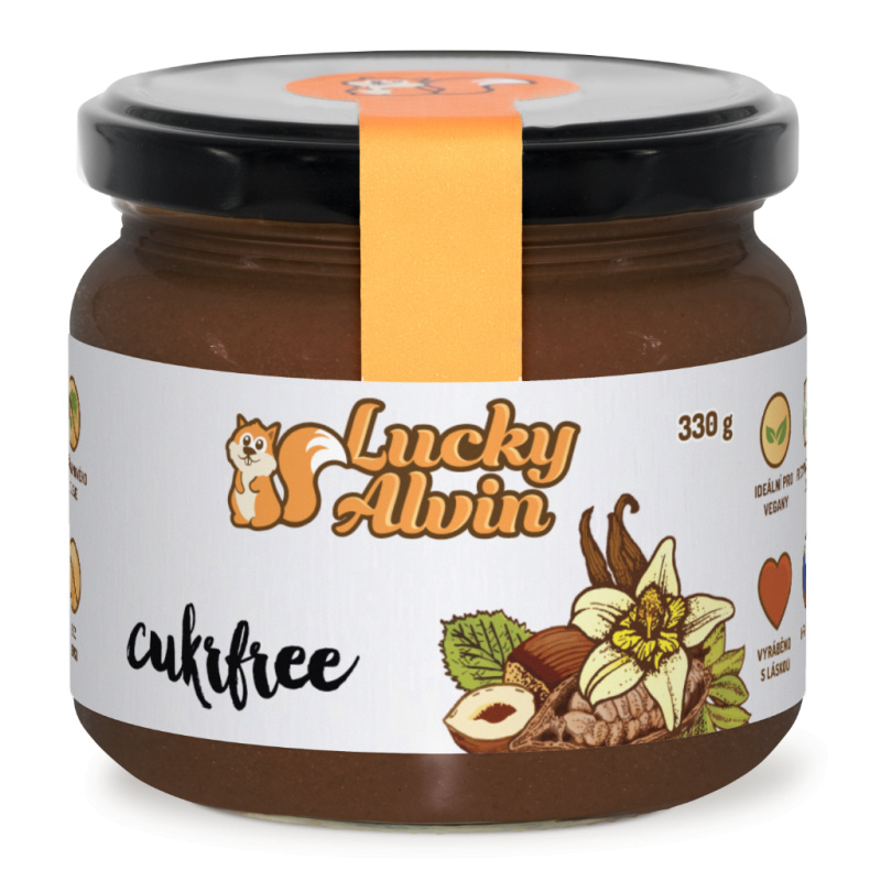 Lucky Alvin Cukrfree Lískooříškový krém 330 g