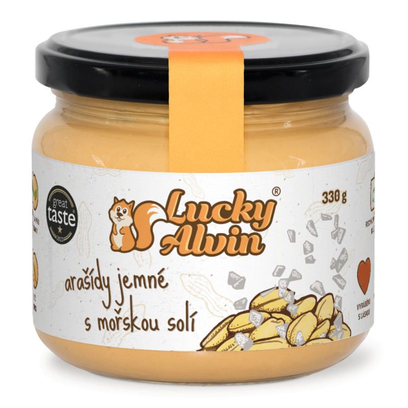 Lucky Alvin Arašídy s mořskou solí 330 g