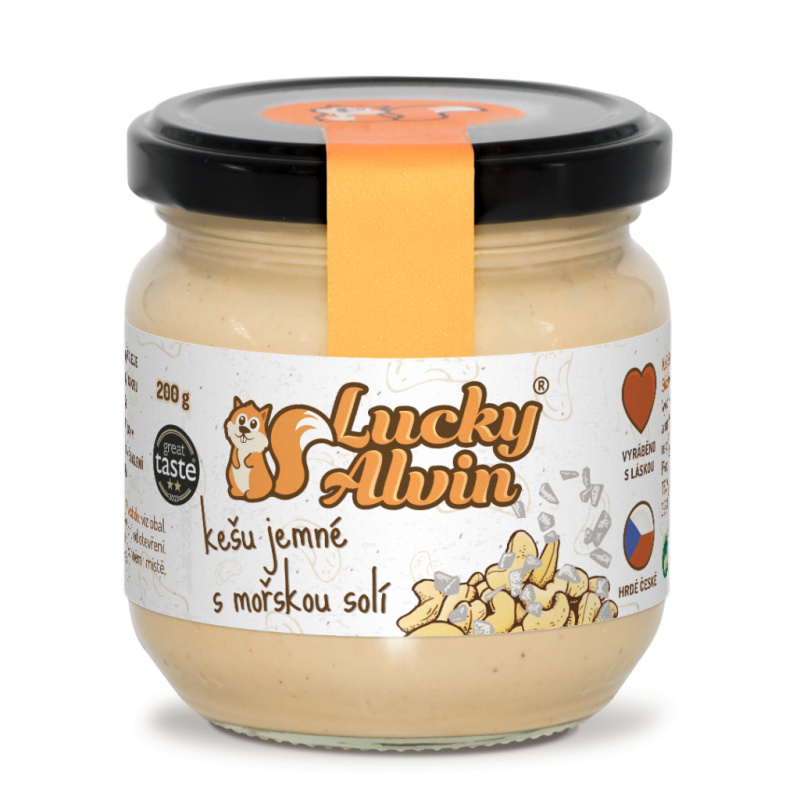 Lucky Alvin Kešu jemné s mořskou solí 200 g