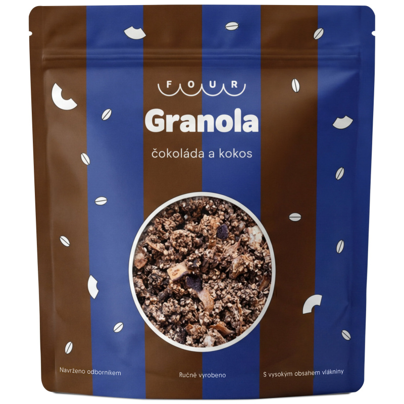 EAT FOUR s.r.o. Granola čokoláda a kokos