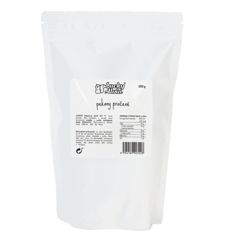 Pekany pražené Hmotnost: 500 g