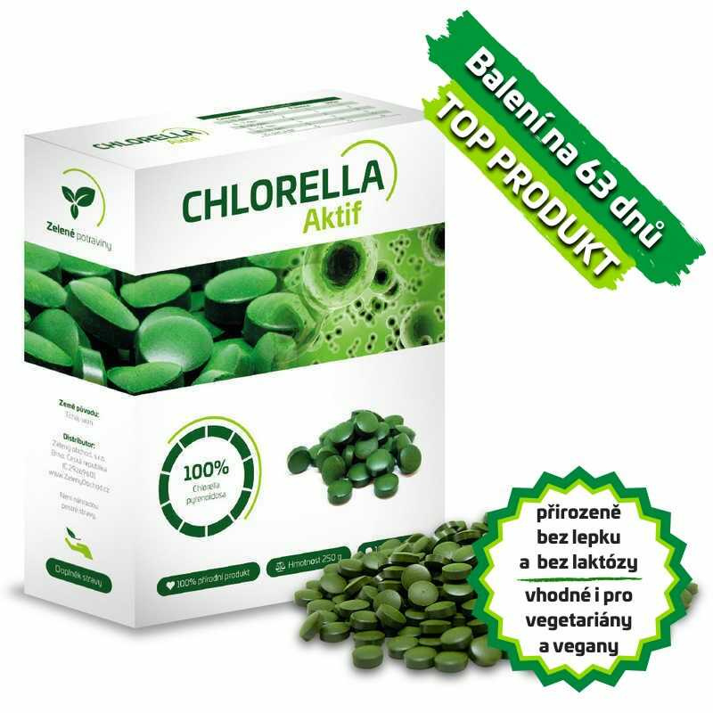 Aktif Chlorella Aktif, 250 g (63 dnů)