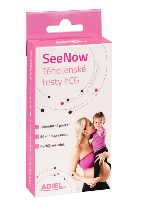 ADIEL SeeNow Těhotenské testy hCG 5 kusů